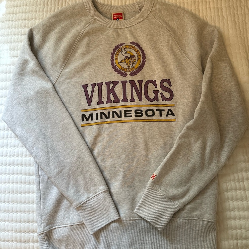 Homage brand - MN Vikings Crewneck - unisex Medium